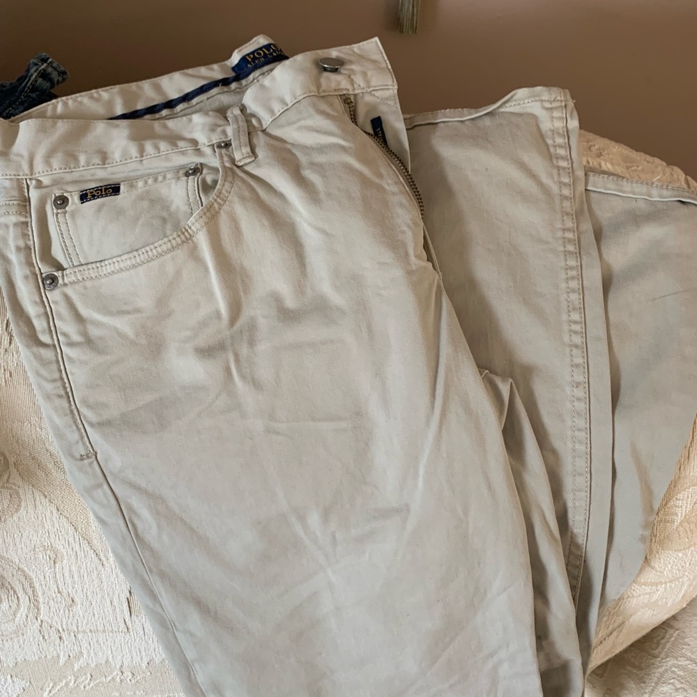 Mens beige Polo Ralph Lauren Pants 32/32